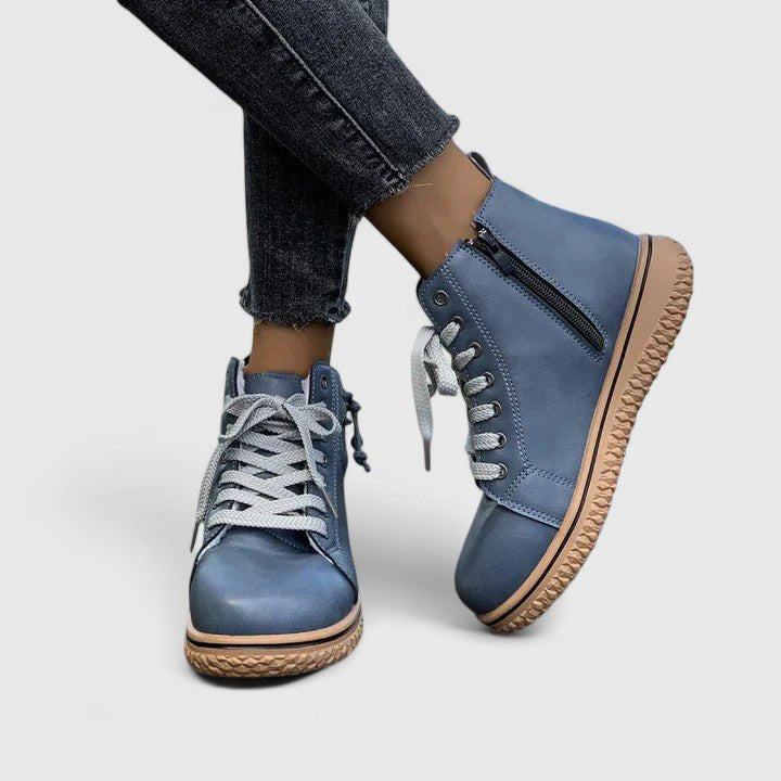 Women's Faux Leather Ankle Boots