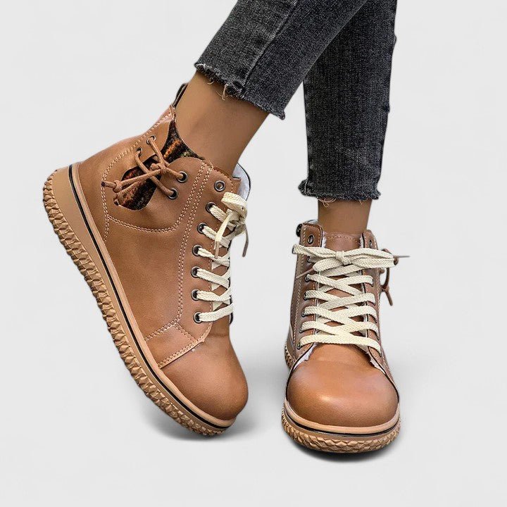 Women's Faux Leather Ankle Boots